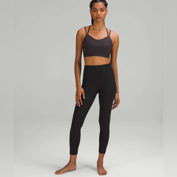 lululemon athletica Pants - Lululemon Align Ribbed High-Rise Pant 25" in Black Size 6